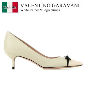 �y���ʌ���E�݌Ɍ���E�����ҏ����I�z �o�����`�m / Valentino Garavani White Leather Vlogo Pumps / 6W2S0LQ0DAL / 6W2S0LQ0DAL A81 / 6W2S0LQ0DALA81 / �p���v�X