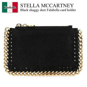 yʌE݌ɌEҏIz XeE}bJ[gj[ / Stella Mccartney Black Shaggy Deer Falabella Card Holder / 422364 W9355 / 422364 W9355 1000 / 422364W9355 / 422364W9355 1000 / 422364W93551000 / J[hP[X