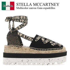 �y���ʌ���E�݌Ɍ���E�����ҏ����I�z �X�e���E�}�b�J�[�g�j�[ / Stella Mccartney Multicolor Canvas Gaia Espadrilles / 800159 N0222 / 800159 N0222 1073 / 800159N0222 / 800159N0222 1073 / 800159N02221073 / �t���b�g�V���[�Y