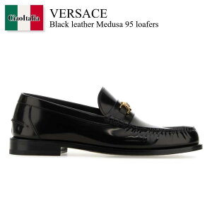 yʌE݌ɌEҏIz FT[`F / Versace Black Leather Medusa 95 Loafers / 10135 921A09912 / 10135 921A09912 1B00V / 10135921A09912 / 10135921A09912 1B00V / 10135921A099121B00V / hXV[YEvC