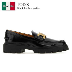 yʌE݌ɌEҏIz gbY / Tod'S Black Leather Loafers / XXW08J0HL60SHA / XXW08J0HL60SHA B999 / XXW08J0HL60SHAB999 / [t@[EIbNXtH[h