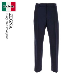 �y���ʌ���E�݌Ɍ���E�����ҏ����I�z �G�����l�W���h�[�j�A / Zegna Navy Blue Wool Pant / R887019A8738DH2 / R887019A8738DH2 NR / R887019A8738DH2NR / �p���c�E�{�g���X���̑�