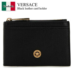 yʌE݌ɌEҏIz FT[`F / Versace Black Leather Card Holder / 10167 851A10544 / 10167 851A10544 1B00V / 10167851A10544 / 10167851A10544 1B00V / 10167851A105441B00V / J[hP[XEh