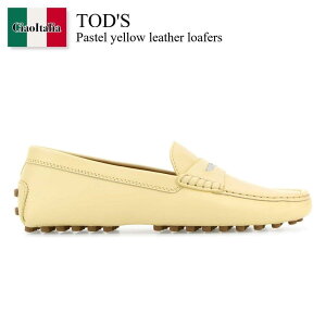 yʌE݌ɌEҏIz gbY / Tod'S Pastel Yellow Leather Loafers / XXW22L0JB50SMX / XXW22L0JB50SMX G030 / XXW22L0JB50SMXG030 / [t@[EIbNXtH[h