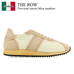 yʌE݌ɌEҏIz UEE / The Row Two-Tone Canvas Mica Sneakers / F1572 W3304W263 / F1572 W3304W263 BEO / F1572W3304W263 / F1572W3304W263 BEO / F1572W3304W263BEO / Xj[J[