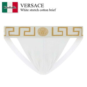 yʌE݌ɌEҏIz FT[`F / Versace White Stretch Cotton Brief / AUU01 0171A10011 / AUU01 0171A10011 A81H / AUU010171A10011 / AUU010171A10011 A81H / AUU010171A10011A81H / u[t