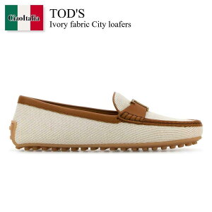 yʌE݌ɌEҏIz gbY / Tod'S Ivory Fabric City Loafers / XXW10L0IZ01U78 / XXW10L0IZ01U78 5P70 / XXW10L0IZ01U785P70 / [t@[EIbNXtH[h