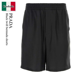 �y���ʌ���E�݌Ɍ���E�����ҏ����I�z �v���_ / Prada Black Twill Bermuda Shorts / SPH376 F0002 / SPH376 SOOO1QWC F0002 / SPH376SOOO1QWC / SPH376SOOO1QWC F0002 / SPH376SOOO1QWCF0002 / �n�[�t�E�V���[�g�p���c