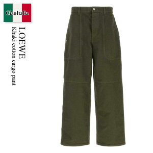 �y���ʌ���E�݌Ɍ���E�����ҏ����I�z ���G�x / Loewe Khaki Cotton Cargo Pant / H526Y04WG6 / H526Y04WG6 KHAKIGREEN / H526Y04WG6KHAKIGREEN / �p���c�E�{�g���X���̑�
