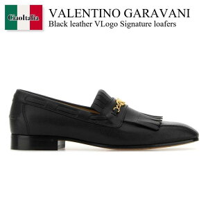 �y���ʌ���E�݌Ɍ���E�����ҏ����I�z �o�����`�m / Valentino Garavani Black Leather Vlogo Signature Loafers / 6Y0S0L05VMH / 6Y0S0L05VMH 0NO / 6Y0S0L05VMH0NO / �h���X�V���[�Y�E�v�C�E�r�W�l�X�V���[�Y