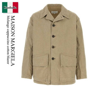 �y���ʌ���E�݌Ɍ���E�����ҏ����I�z ���]�� �}���W�F�� / Maison Margiela Melange Cappuccino Cotton Blazer / S50AM0629 M35310 / S50AM0629 M35310 114M / S50AM0629M35310 / S50AM0629M35310 114M / S50AM0629M35310114M / �W���P�b�g