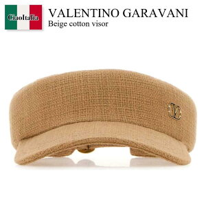 yʌE݌ɌEҏIz o`m / Valentino Garavani Beige Cotton Visor / 6Y2HN00CFSC / 6Y2HN00CFSC RER / 6Y2HN00CFSCRER / ToCU[