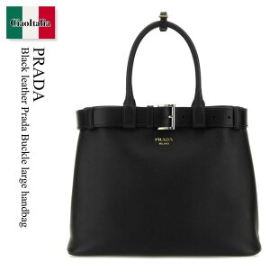 �y���ʌ���E�݌Ɍ���E�����ҏ����I�z �v���_ / ���΂� / �J�o�� / Prada Black Leather Prada Buckle Large Handbag / 1BA416 F0002 / 1BA416 VDBO2CY9 F0002 / 1BA416VDBO2CY9 / 1BA416VDBO2CY9 F0002 / 1BA416VDBO2CY9F0002 / �n���h�o�b