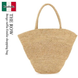 yʌE݌ɌEҏIz UEE / ΂ / Jo / The Row Beige Raffia Emilie Shopping Bag / W1627 W756 / W1627 W756 NATAS / W1627W756 / W1627W756 NATAS / W1627W756NATAS / g[gobO