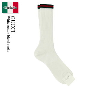 �y���ʌ���E�݌Ɍ���E�����ҏ����I�z �O�b�` / Gucci White Cotton Blend Socks / 796529 4GAG7 / 796529 4GAG7 9000 / 7965294GAG7 / 7965294GAG7 9000 / 7965294GAG79000 / �^�C�c�E�\�b�N�X
