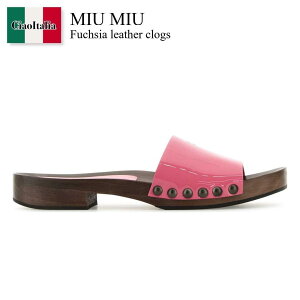 yʌE݌ɌEҏIz ~E~E / Miu Miu Fuchsia Leather Clogs / 5Z425E F0638 / 5Z425E FA030069 F0638 / 5Z425EFA030069 / 5Z425EFA030069 F0638 / 5Z425EFA030069F0638 / T_E~[