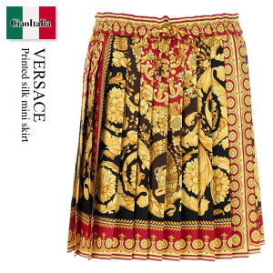 �y���ʌ���E�݌Ɍ���E�����ҏ����I�z ���F���T�[�`�F / Versace Printed Silk Mini Skirt / 10202 951A15215 / 10202 951A15215 5R650 / 10202951A15215 / 10202951A15215 5R650 / 10202951A152155R650 / �~�j�X�J�[�g