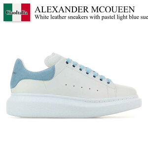 yʌE݌ɌEҏIz ALT_[E}bNC[ / Alexander Mcqueen White Leather Sneakers / 553770 WIAIH / 553770 WIAIH 9412 / 553770WIAIH / 553770WIAIH 9412 / 553770WIAIH9412 / Xj[J[