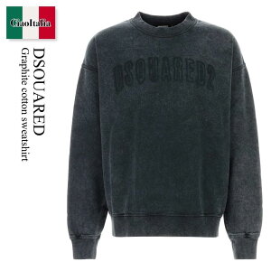yʌE݌ɌEҏIz fB[XNGA[h / Dsquared Graphite Cotton Sweatshirt / S74GU0885 S25030 / S74GU0885 S25030 814 / S74GU0885S25030 / S74GU0885S25030 814 / S74GU0885S25030814 / XEFbgEg[i