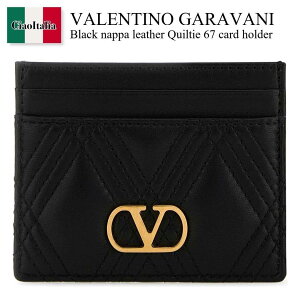 yʌE݌ɌEҏIz o`m / Valentino Garavani Nappa Leather Quiltie 67 Card Holder / 7W2P0AS1MIC / 7W2P0AS1MIC 0NO / 7W2P0AS1MIC0NO / J[hP[XEh