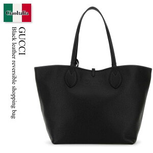 �y���ʌ���E�݌Ɍ���E�����ҏ����I�z �O�b�` / ���΂� / �J�o�� / Gucci Black Leather Reversible Shopping Bag / 839112 AAFEQ / 839112 AAFEQ 1069 / 839112AAFEQ / 839112AAFEQ 1069 / 839112AAFEQ1069 / �g�[�g�o�b�O