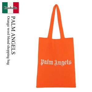 �y���ʌ���E�݌Ɍ���E�����ҏ����I�z �p�[���G���W�F���X / ���΂� / �J�o�� / Palm Angels Orange Wool Blend Shopping Bag / PWNA041S22KNI001 / PWNA041S22KNI001 2001 / PWNA041S22KNI0012001 / �g�[�g�o�b�O