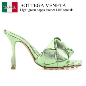 �y���ʌ���E�݌Ɍ���E�����ҏ����I�z �{�b�e�K�E���F�l�^ / Bottega Veneta Light Green Nappa Leather Lido Sandals / 608854 V29N0 / 608854 V29N0 3505 / 608854V29N0 / 608854V29N0 3505 / 608854V29N03505 / �T���_���E�~���[��