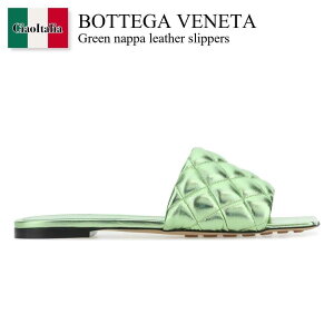 �y���ʌ���E�݌Ɍ���E�����ҏ����I�z �{�b�e�K�E���F�l�^ / Bottega Veneta Green Nappa Leather Slippers / 627710 V27M0 / 627710 V27M0 3505 / 627710V27M0 / 627710V27M0 3505 / 627710V27M03505 / �T���_���E�~���[��