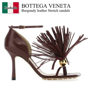 yʌE݌ɌEҏIz {beKEFl^ / Bottega Veneta Burgundy Leather Stretch Sandals / 716241 VBSF0 / 716241 VBSF0 6084 / 716241VBSF0 / 716241VBSF0 6084 / 716241VBSF06084 / T_E~[