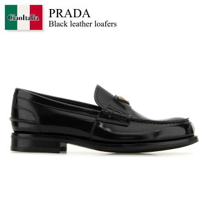 �y���ʌ���E�݌Ɍ���E�����ҏ����I�z �v���_ / Prada Black Leather Loafers / 2DB223 F0002 / 2DB223 FX000055 F0002 / 2DB223FX000055 / 2DB223FX000055 F0002 / 2DB223FX000055F0002 / �h���X�V���[�Y�E�v�C�E�r�W�l�X�V���[�Y