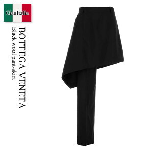 �y���ʌ���E�݌Ɍ���E�����ҏ����I�z �{�b�e�K�E���F�l�^ / Bottega Veneta Black Wool Pant-Skirt / 819909 V0B30 / 819909 V0B30 1000 / 819909V0B30 / 819909V0B30 1000 / 819909V0B301000 / �X�J�[�g