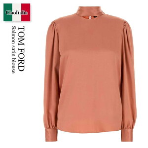 �y���ʌ���E�݌Ɍ���E�����ҏ����I�z �g���E�t�H�[�h / Tom Ford Salmon Satin Blouse / CA3305FAX1512KB526 / CA3305FAX1512K B526 / CA3305FAX1512 / CA3305FAX1512 KB526 / �u���E�X�E�V���c