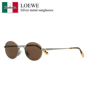 �y���ʌ���E�݌Ɍ���E�����ҏ����I�z ���G�x / Loewe Silver Metal Sunglasses / LW40151U48 / LW40151U48 14N / LW40151U4814N / �T���O���X