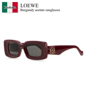 �y���ʌ���E�݌Ɍ���E�����ҏ����I�z ���G�x / Loewe Burgundy Acetate Sunglasses / LW40101I46 / LW40101I46 66A / LW40101I4666A / �T���O���X