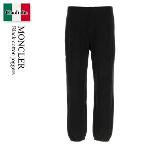 yʌE݌ɌEҏIz N[ / Moncler Black Cotton Joggers / 8H0000 999 / 8H0000 2809KR 999 / 8H00002809KR / 8H00002809KR 999 / 8H00002809KR999 / gbNpcEW[W