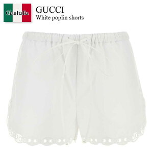 �y���ʌ���E�݌Ɍ���E�����ҏ����I�z �O�b�` / Gucci White Poplin Shorts / 832029 ZAJP1 / 832029 ZAJP1 9000 / 832029ZAJP1 / 832029ZAJP1 9000 / 832029ZAJP19000 / �V���[�g�p���c