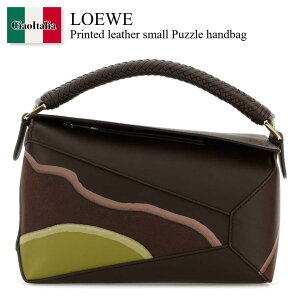 �y���ʌ���E�݌Ɍ���E�����ҏ����I�z ���G�x / ���΂� / �J�o�� / Loewe Printed Leather Small Puzzle Handbag / A510P60XB0 / A510P60XB0 CHOLIGMOS / A510P60XB0CHOLIGMOS / �n���h�o�b�O