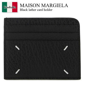 yʌE݌ɌEҏIz ] }WF / Maison Margiela Black Lather Card Holder / SA3VX0007 P4455 / SA3VX0007 P4455 T8013 / SA3VX0007P4455 / SA3VX0007P4455 T8013 / SA3VX0007P4455T8013 / J[hP[XE