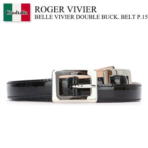 �y���ʌ���E�݌Ɍ���E�����ҏ����I�z ���W�F�E���B���B�G / Roger Vivier Belle Vivier Double Buck. Belt P.15 / RCWC0BV0000D1P / RCWC0BV0000D1P B999 / RCWC0BV0000D1PB999 / �x���g