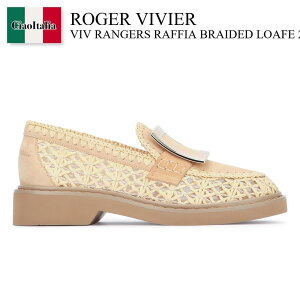 �y���ʌ���E�݌Ɍ���E�����ҏ����I�z ���W�F�E���B���B�G / Roger Vivier Viv Rangers Raffia Braided Loafe 25 / RVW54842490UEY / RVW54842490UEY 1V43 / RVW54842490UEY1V43 / ���[�t�@�[�E�I�b�N�X�t�H�[�h