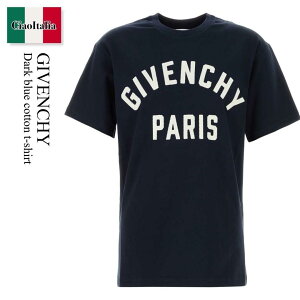 �y���ʌ���E�݌Ɍ���E�����ҏ����I�z �W�o���V�B / Givenchy Dark Blue Cotton T-Shirt / BM71NK3YRS / BM71NK3YRS 411 / BM71NK3YRS411 / T�V���c�E�J�b�g�\�[