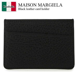yʌE݌ɌEҏIz ] }WF / Maison Margiela Black Leather Card Holder / SA1VX0005 P4455 / SA1VX0005 P4455 T8013 / SA1VX0005P4455 / SA1VX0005P4455 T8013 / SA1VX0005P4455T8013 / J[hP[XE