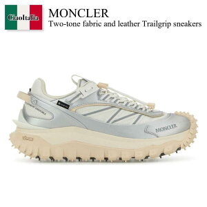 yʌE݌ɌEҏIz N[ / Moncler Two-Tone Fabric And Leather Trailgrip Sneakers / K209B4 M90 / K209B4 M00130M7184 M90 / K209B4M00130M7184 / K209B4M00130M7184 M90 / K209B4M00130M7184M90 / Xj[J[