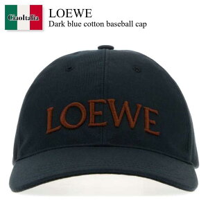 �y���ʌ���E�݌Ɍ���E�����ҏ����I�z ���G�x / Loewe Dark Blue Cotton Baseball Cap / K820358X68 / K820358X68 DEEPNAVY / K820358X68DEEPNAVY / �L���b�v