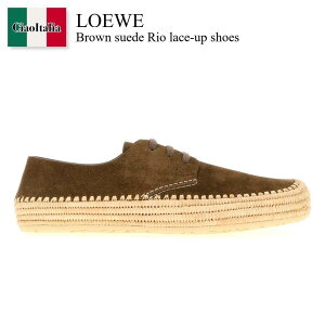 �y���ʌ���E�݌Ɍ���E�����ҏ����I�z ���G�x / Loewe Brown Suede Rio Lace-Up Shoes / M526284X01 / M526284X01 TAUPE / M526284X01TAUPE / �h���X�V���[�Y�E�v�C�E�r�W�l�X�V���[�Y