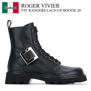 �y���ʌ���E�݌Ɍ���E�����ҏ����I�z ���W�F�E���B���B�G / Roger Vivier Viv Rangers Lace-Up Bootie 20 / RVW78442760TTQ / RVW78442760TTQ B999 / RVW78442760TTQB999 / �V���[�g�u�[�c�E�u�[�e�B