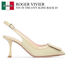 【数量限定・在庫限り・早い者勝ち！】 ロジェ・ヴィヴィエ / Roger Vivier Viv In The City Sling Back 65 / RVW61837770J1Y / RVW61837770J1Y 1V56 / RVW61837770J1Y1V56 / パンプス