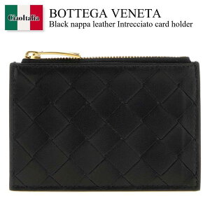 yʌE݌ɌEҏIz {beKEFl^ / Bottega Veneta Black Nappa Leather Intrecciato Card Holder / 806032 VCPP3 / 806032 VCPP3 8425 / 806032VCPP3 / 806032VCPP3 8425 / 806032VCPP38425 / J[hP[XE