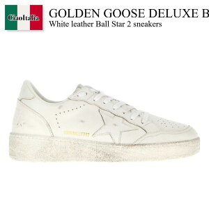 �y���ʌ���E�݌Ɍ���E�����ҏ����I�z �S�[���f���O�[�X / Golden Goose Deluxe Brand White Leather Ball Star 2 Sneakers / GMF00804F007322 / GMF00804F007322 10100 / GMF00804F00732210100 / �X�j�[�J�[