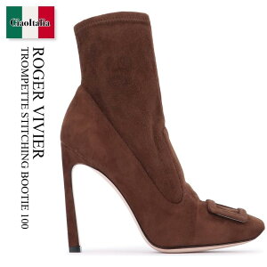 �y���ʌ���E�݌Ɍ���E�����ҏ����I�z ���W�F�E���B���B�G / Roger Vivier Trompette Stitching Bootie 100 / RVW40143020YQ0 / RVW40143020YQ0 S611 / RVW40143020YQ0S611 / �V���[�g�u�[�c�E�u�[�e�B
